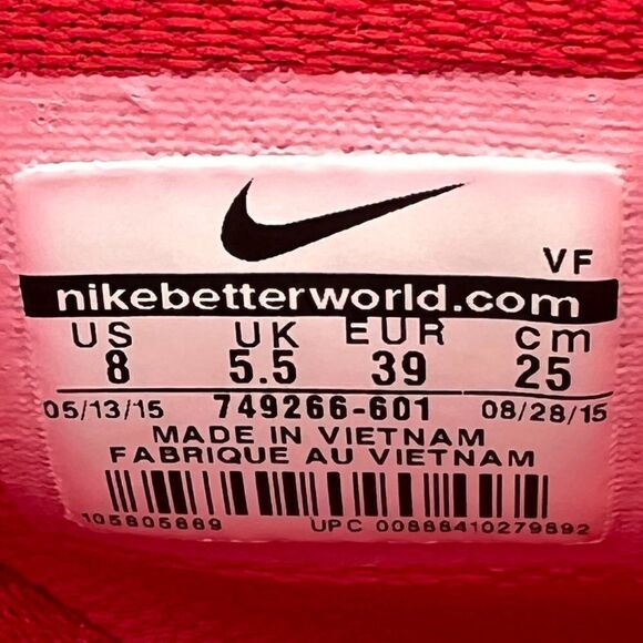 Nike Wmns Air Force 1 Hi Suede 'University Red' (2016) - Picture 11 of 12